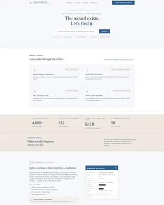 Historic Preservation Government Professional Website Template