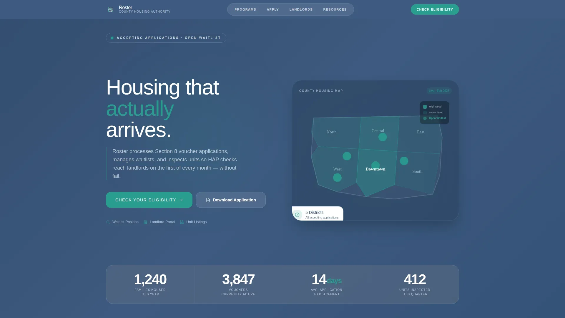 Housing Government Professional Website Template