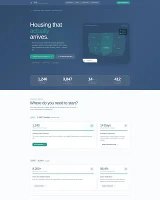 Housing Government Professional Website Template