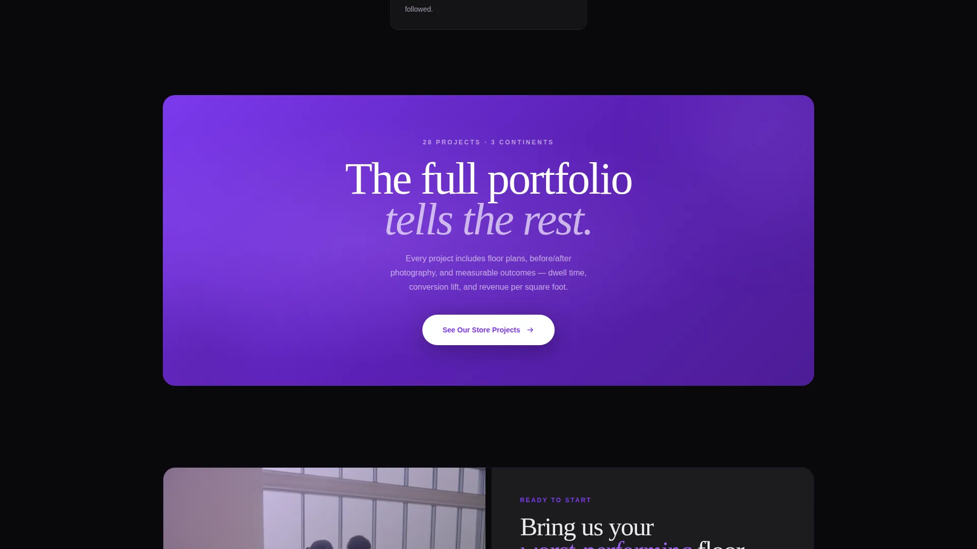Editorial Electronics Store Design Landing Page