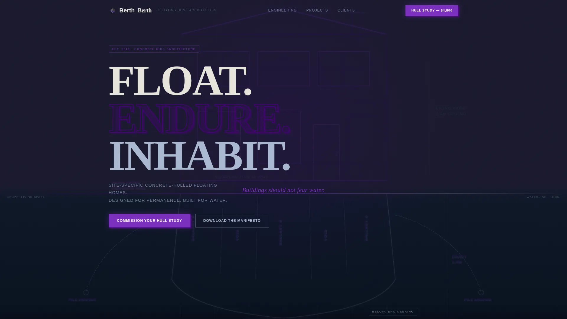 Tiny & Alternative Architecture Professional Website Template