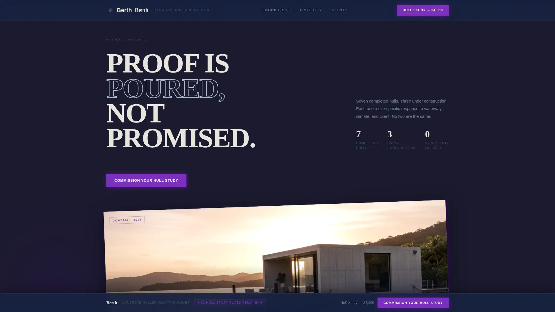 Tiny & Alternative Architecture Professional Website Template
