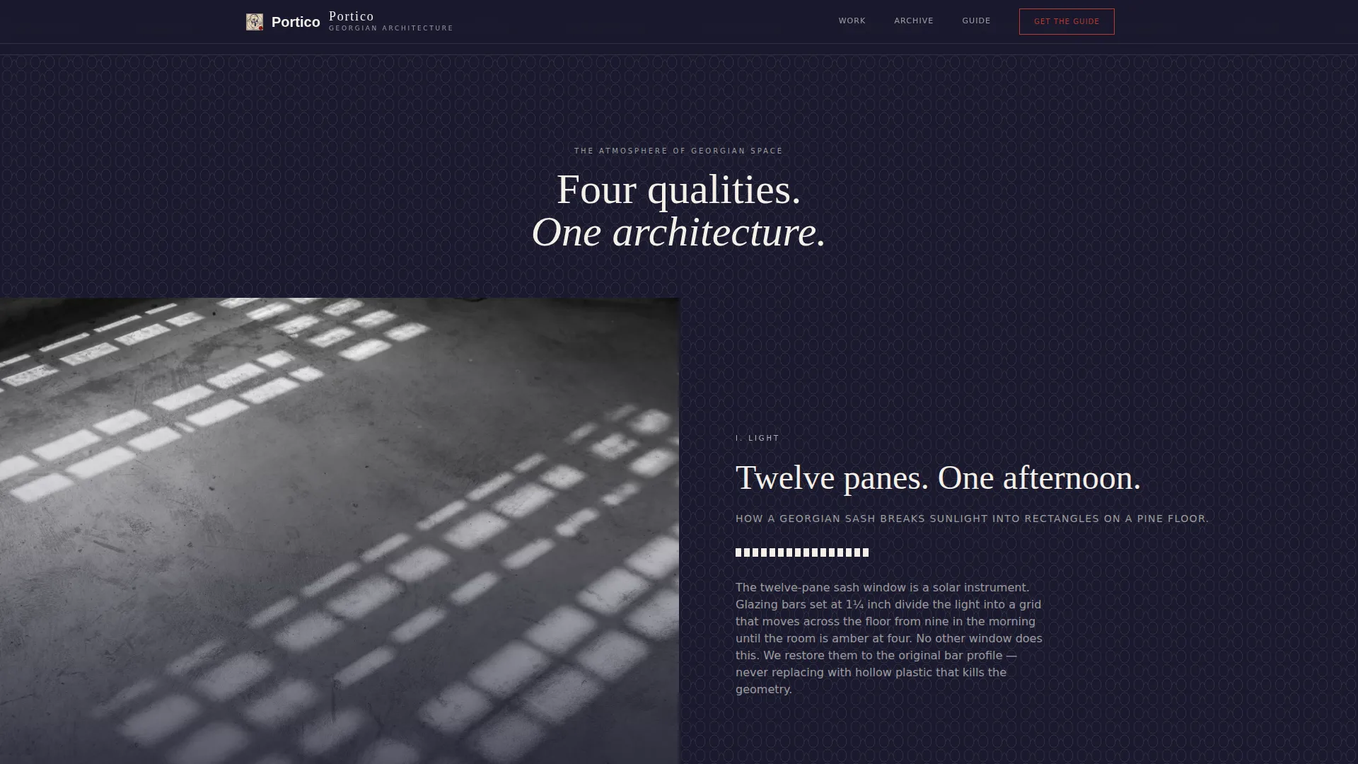 Georgian Architecture Professional Website Template