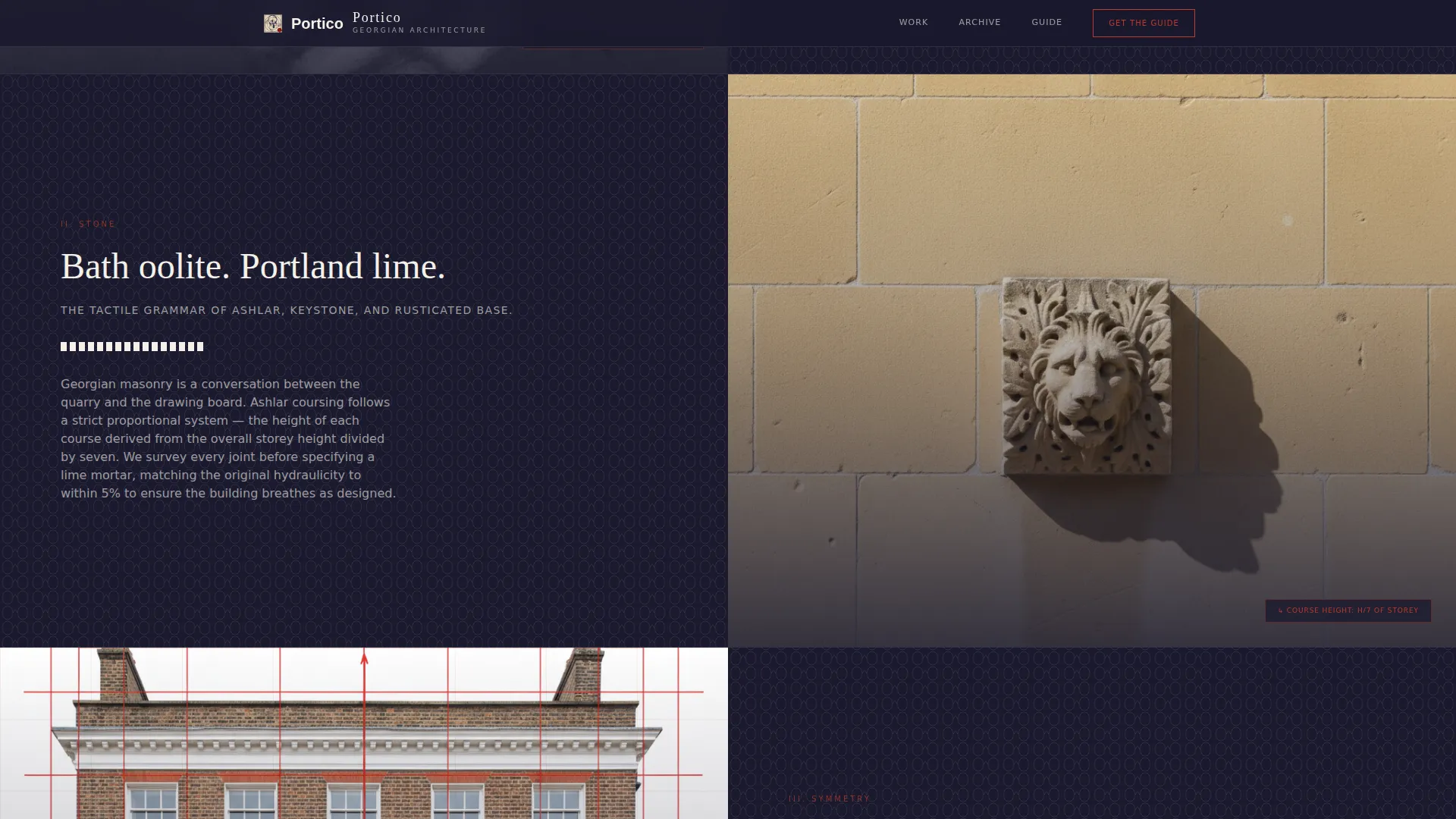 Georgian Architecture Professional Website Template