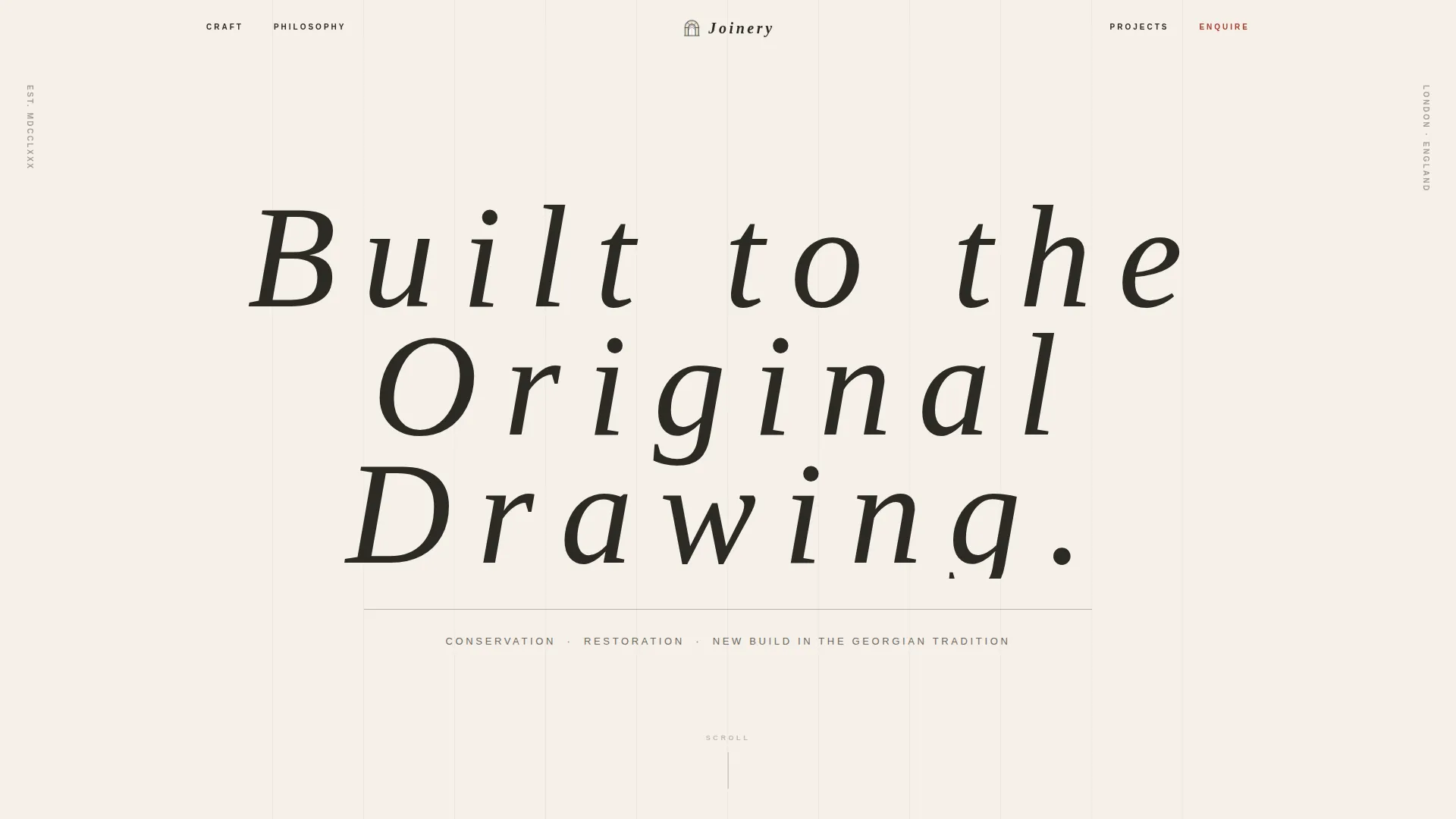 Georgian Architecture Blog Website Template