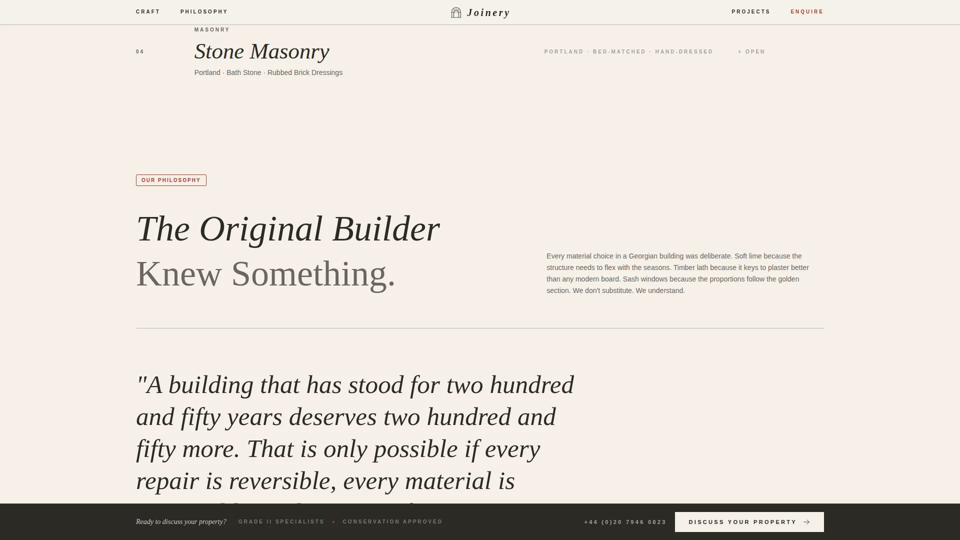 Georgian Architecture Blog Website Template