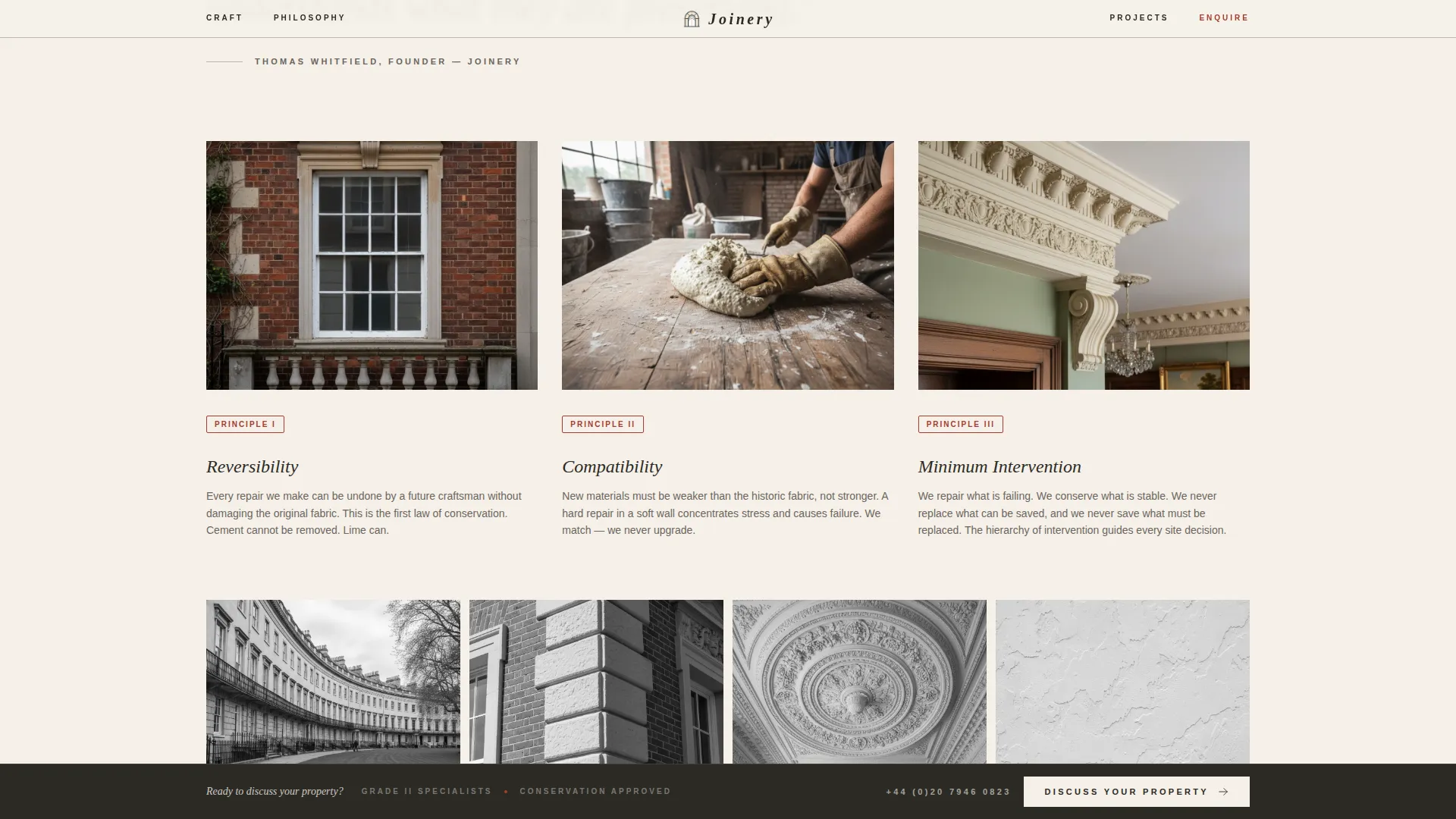Georgian Architecture Blog Website Template