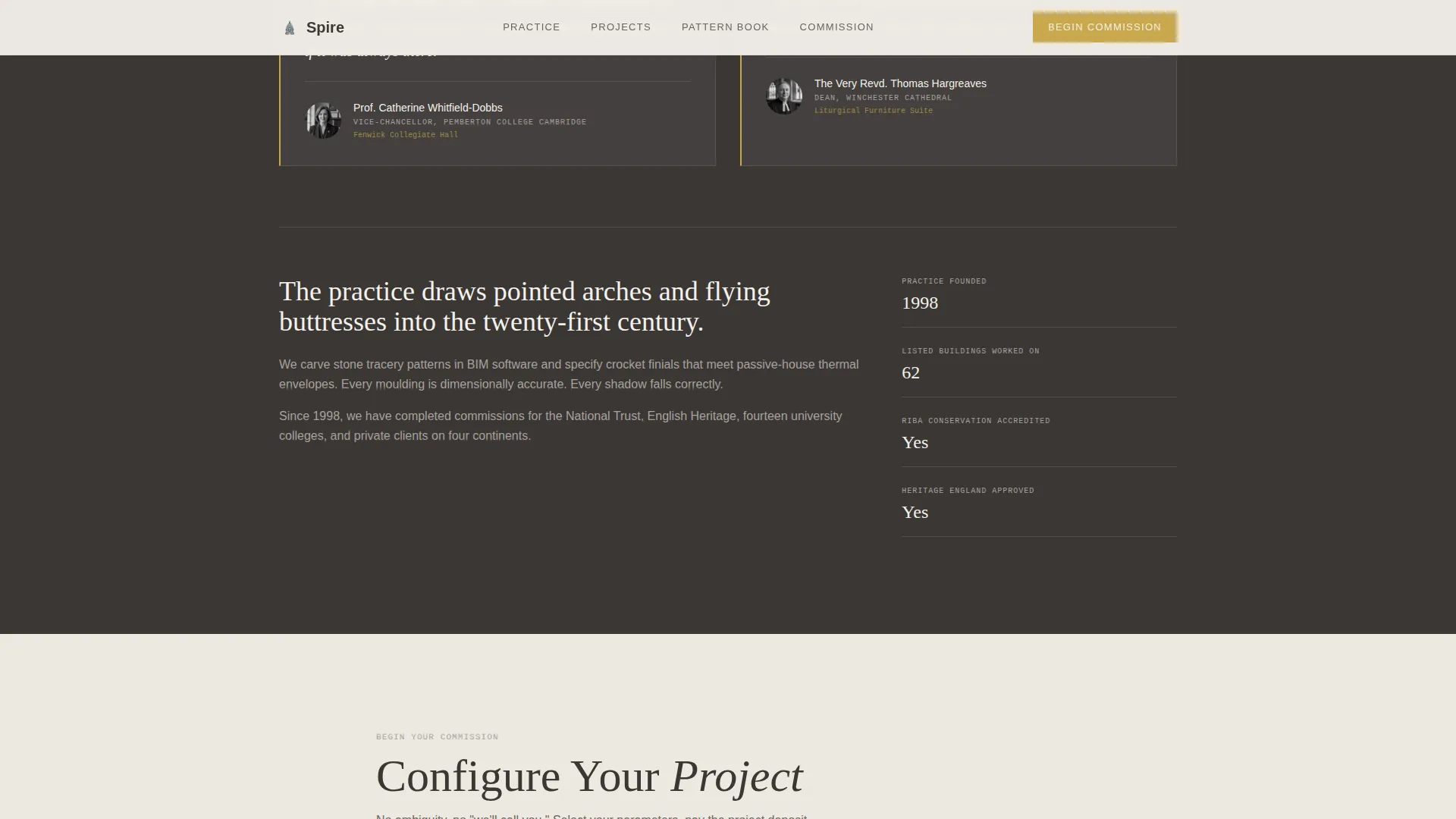 Gothic Revival Architecture Advanced Booking Website Template