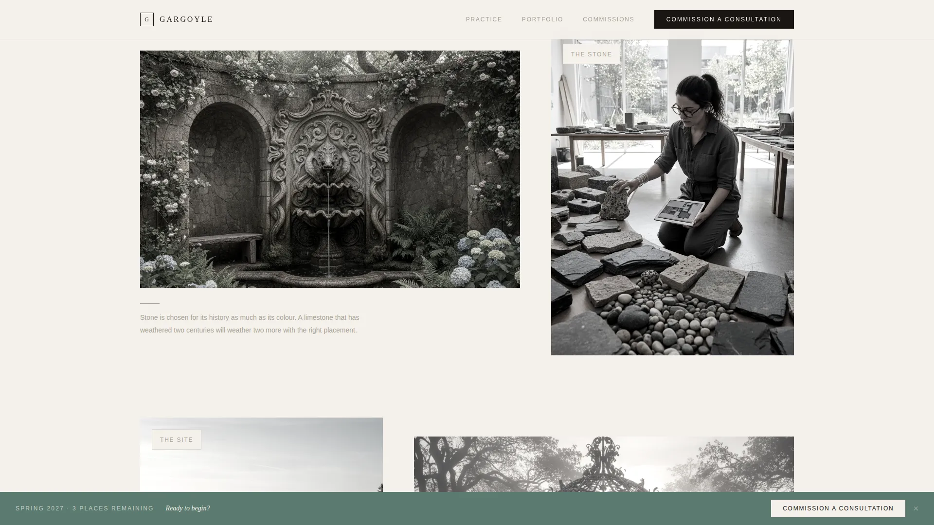 Gothic Revival Architecture Specialist Booking Website Template