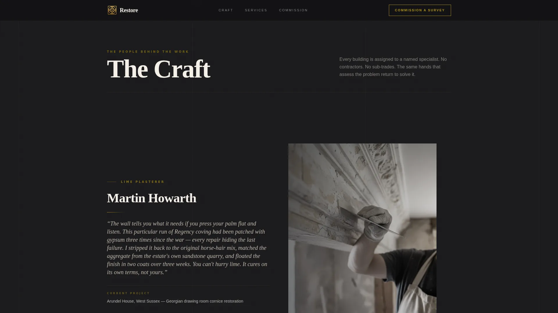 Religious & Cultural Architecture Specialist Professional Website Template