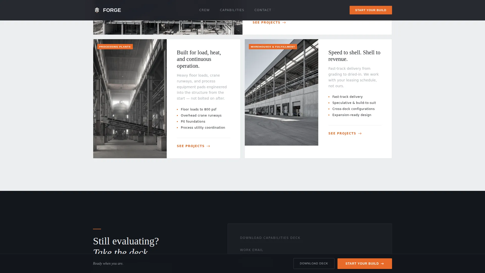 Industrial Architecture Specialist Professional Website Template