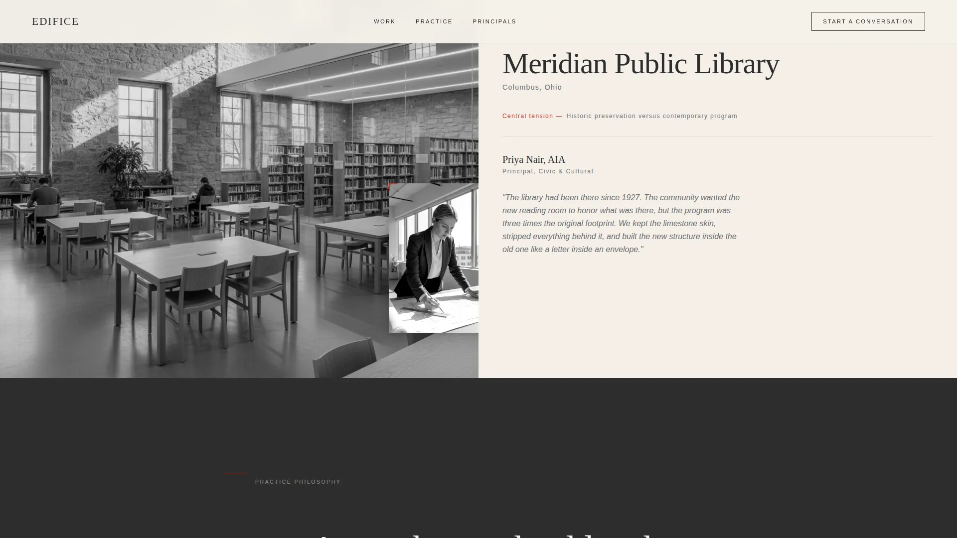 Architecture Firm Professional Website Template