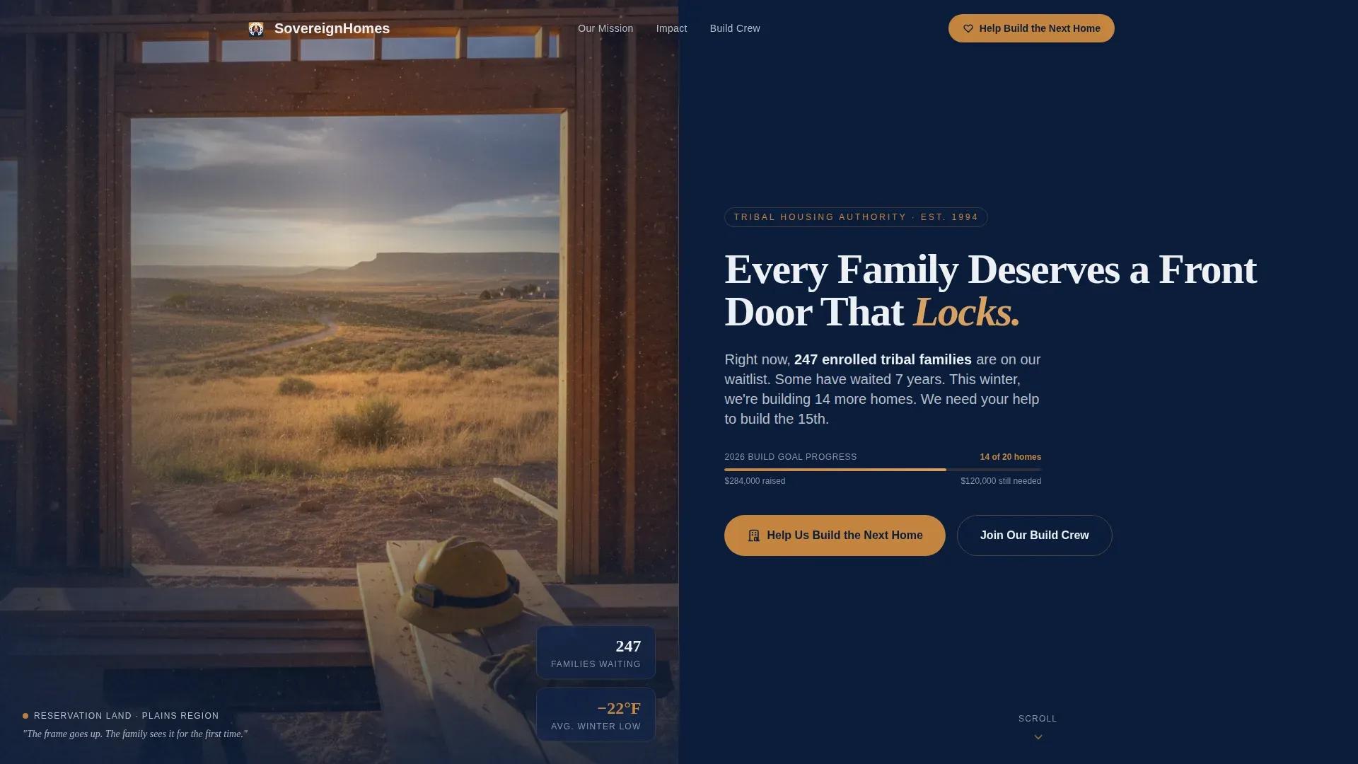 Housing Government Specialist Professional Website Template