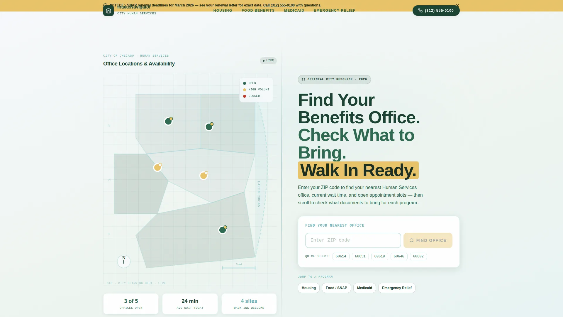 Human Services Government Professional Website Template