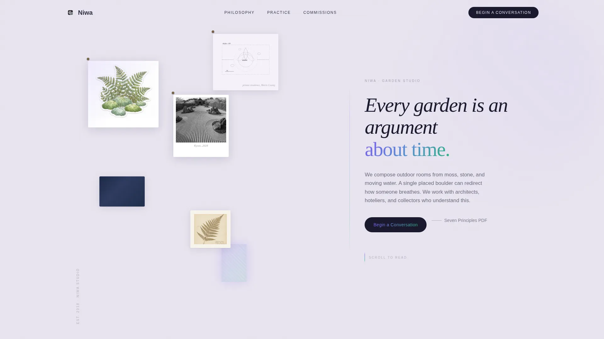 Japanese Architecture Blog Website Template