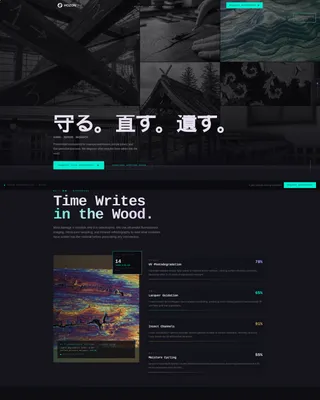 Japanese Architecture Portfolio Website Template