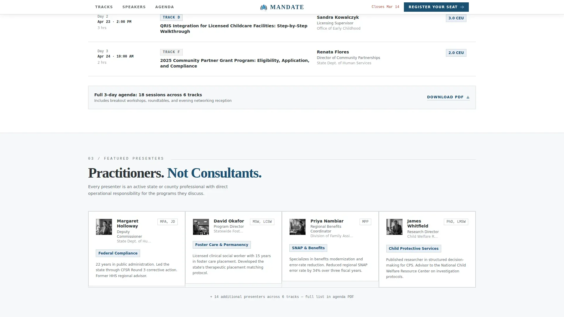 Human Services Government Directory Website Template