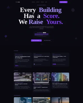 LEED Consultant Landing Page Template