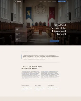 Judiciary & Legal Blog Website Template