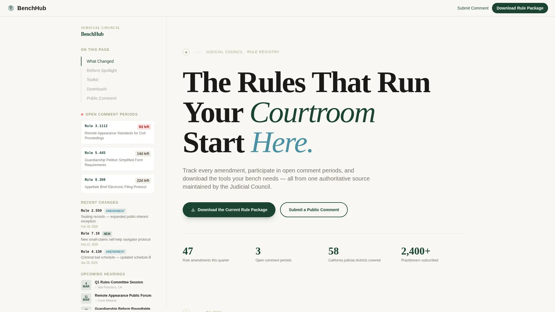 Court & Legal Blog Website Template