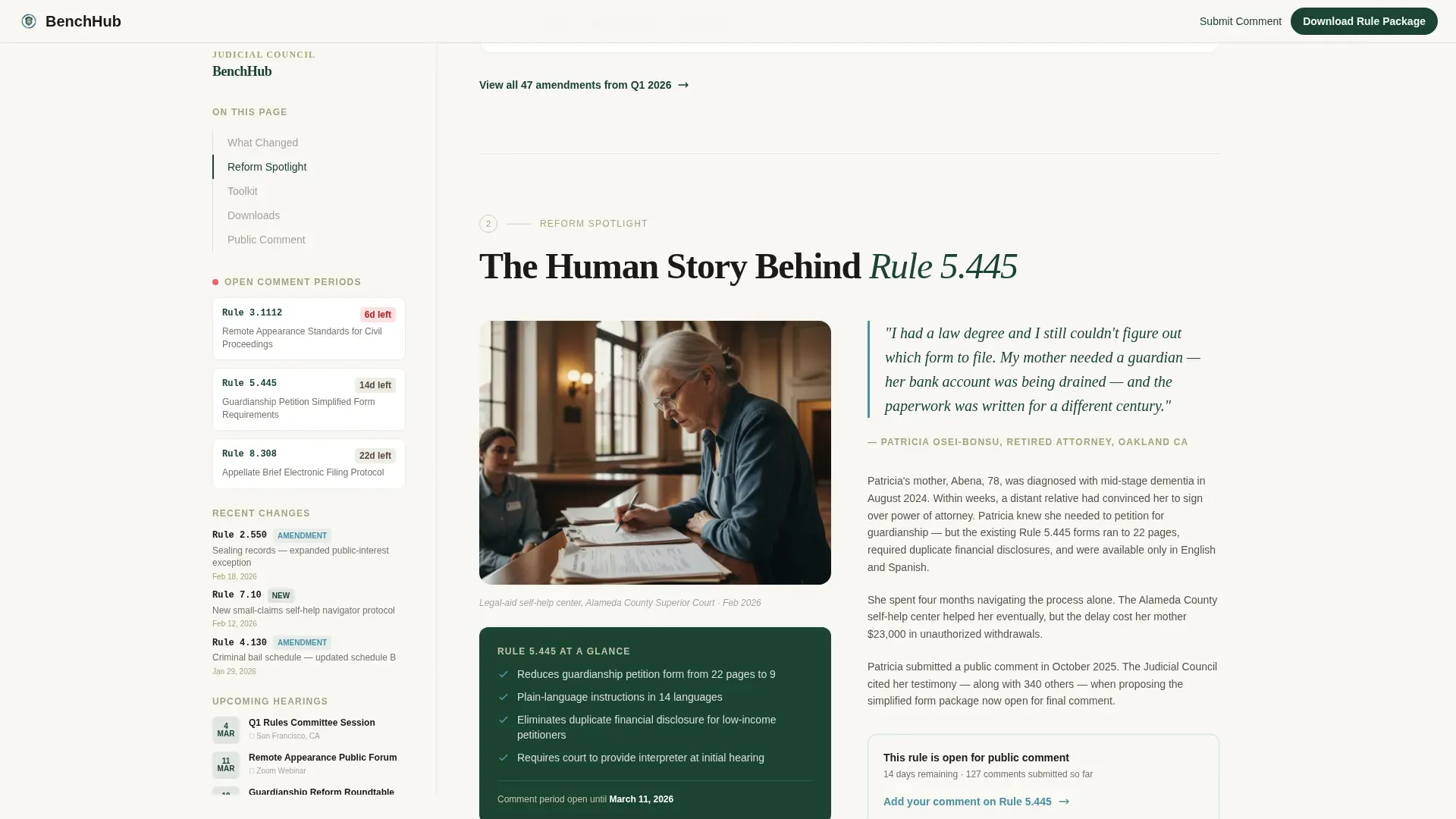 Court & Legal Blog Website Template
