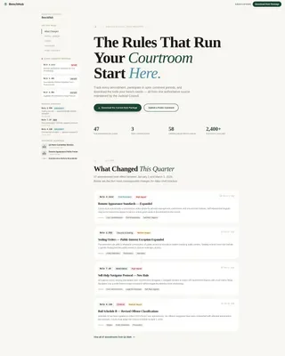 Court & Legal Blog Website Template