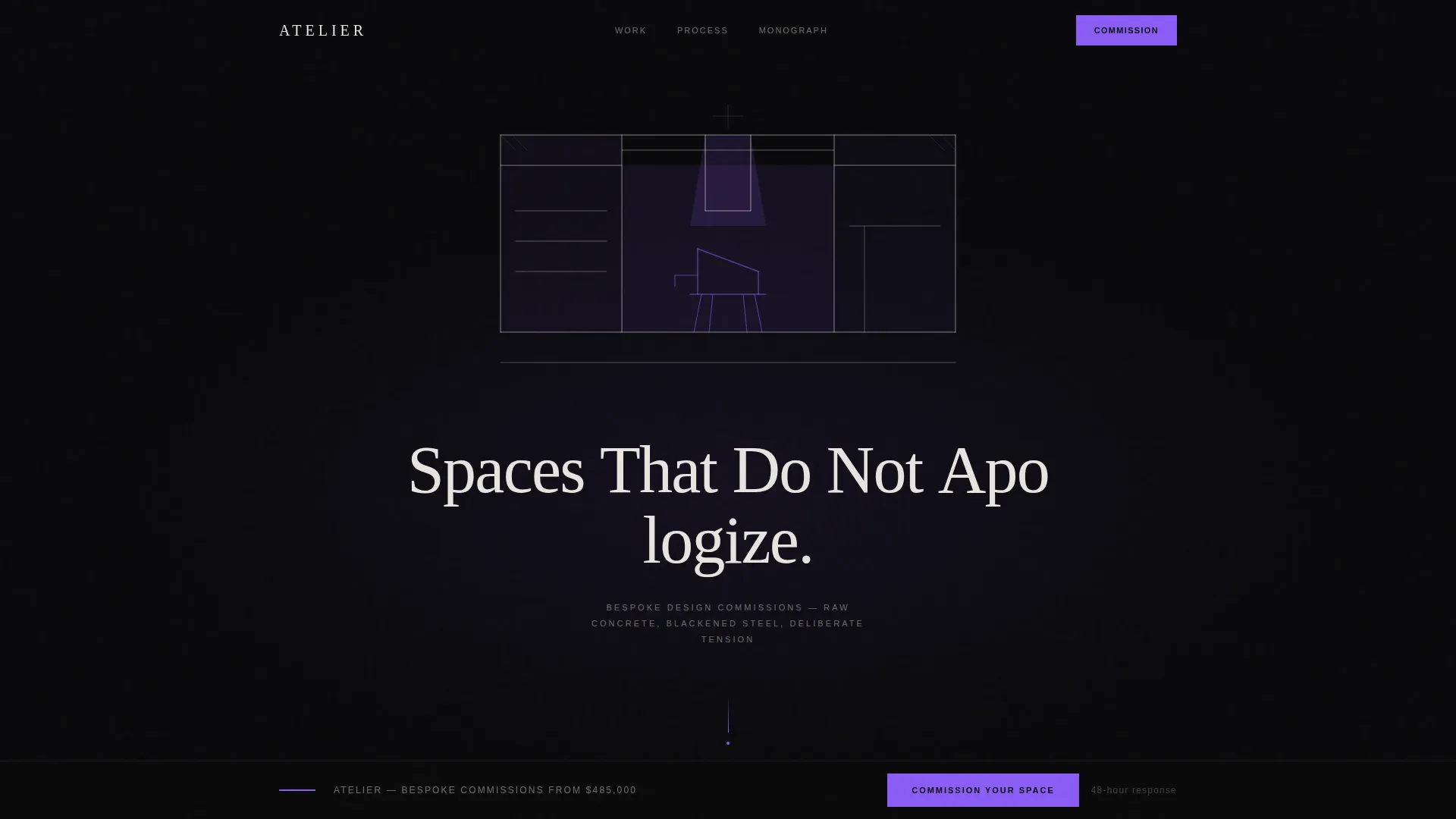 Interior Design Studio Professional Website Template