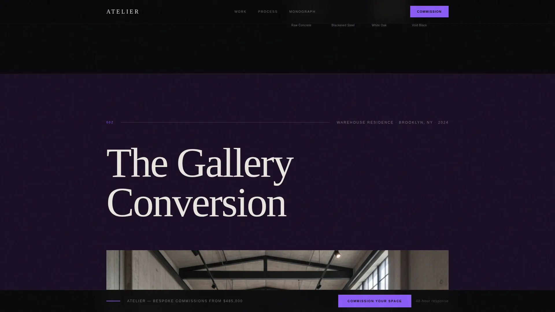 Interior Design Studio Professional Website Template
