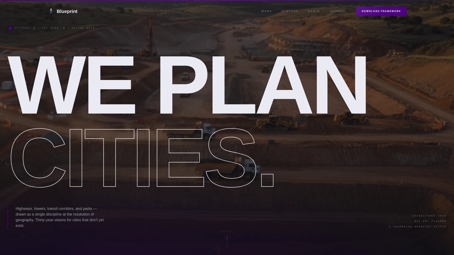 Urban Planning & Design Professional Website Template