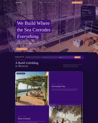 Mediterranean Architecture Professional Website Template