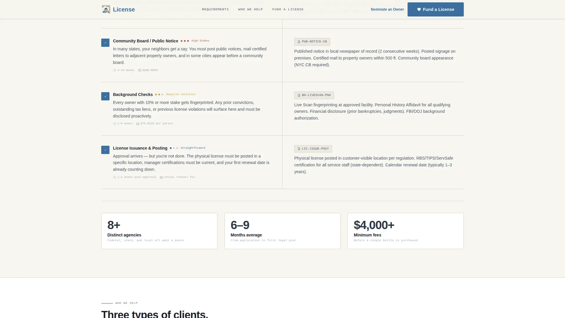 Regulatory & Licensing Privacy Policy Website Template
