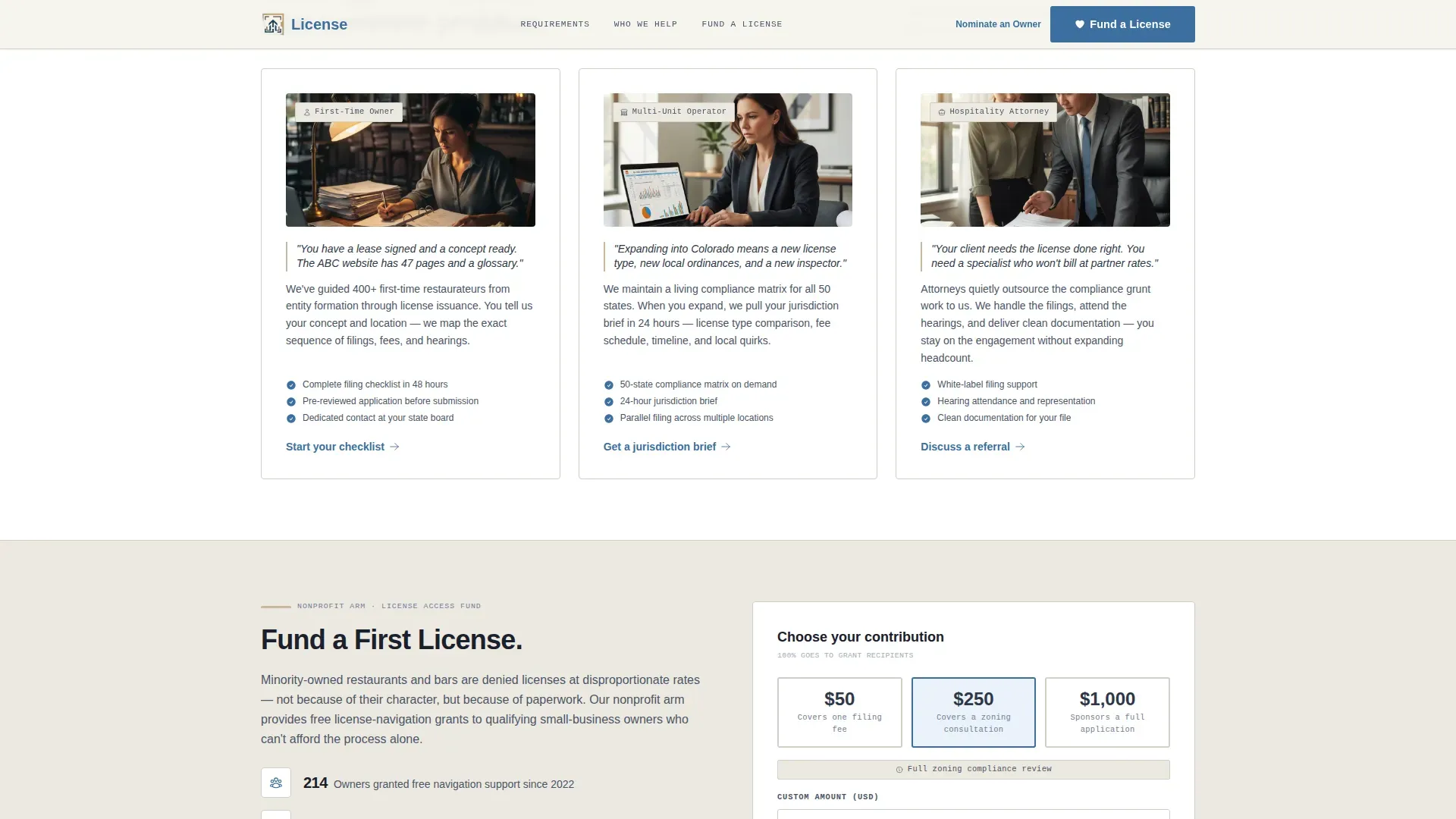 Regulatory & Licensing Privacy Policy Website Template