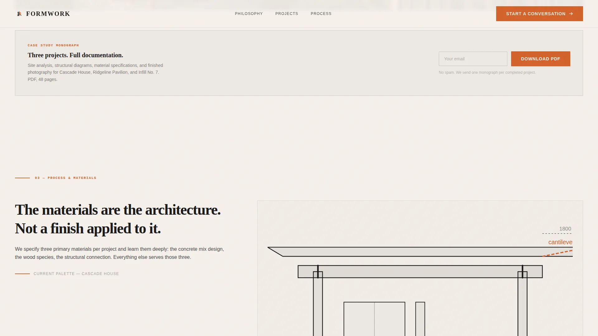Mid-Century Modern Architecture Professional Website Template