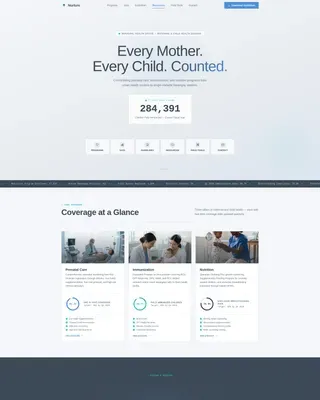 Public Health Department Specialist Professional Website Template