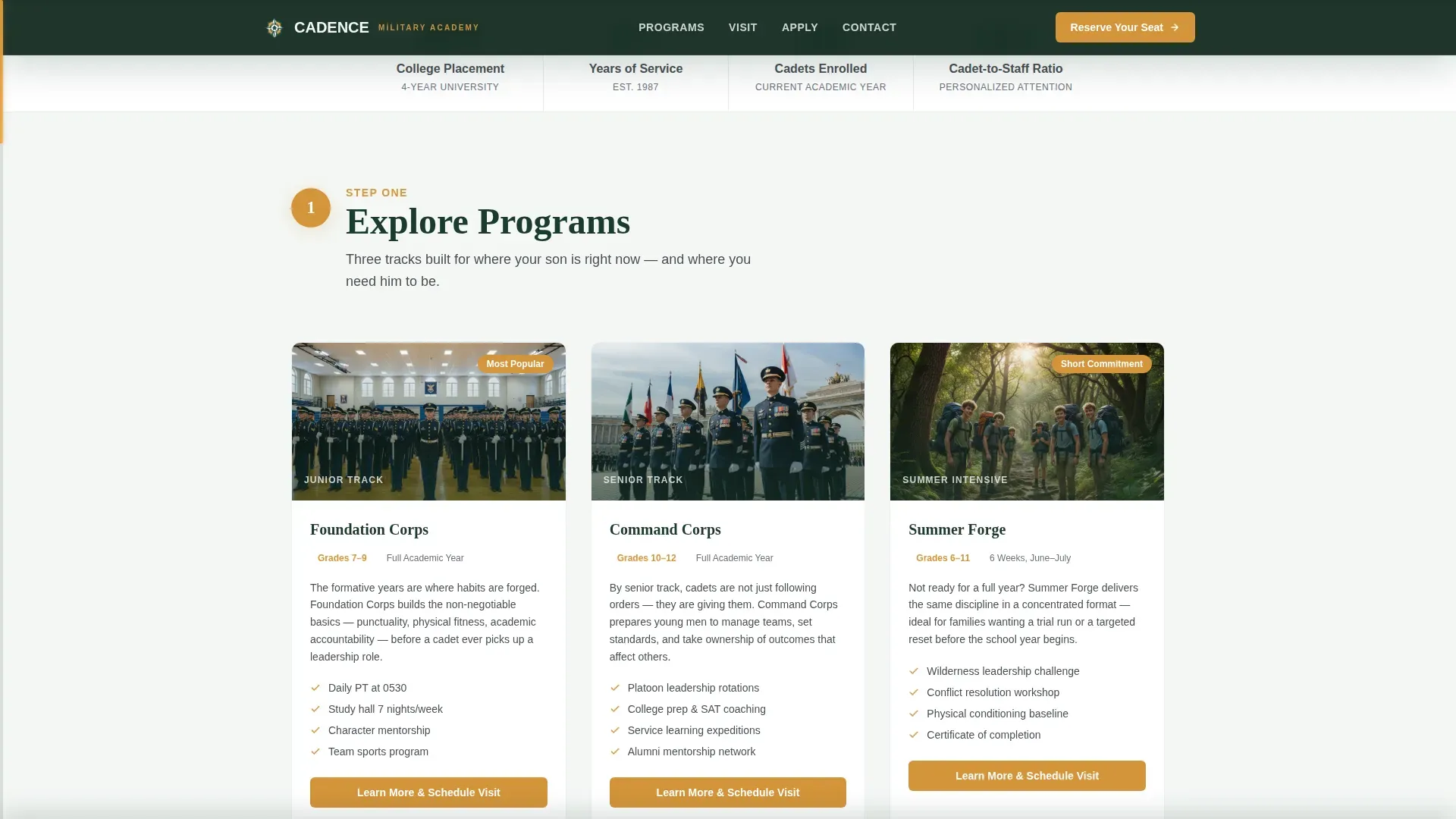 Military & Defense Professional Website Template