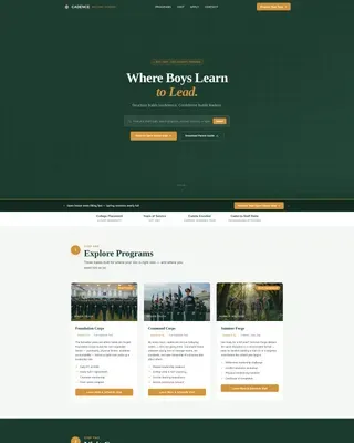 Military & Defense Professional Website Template