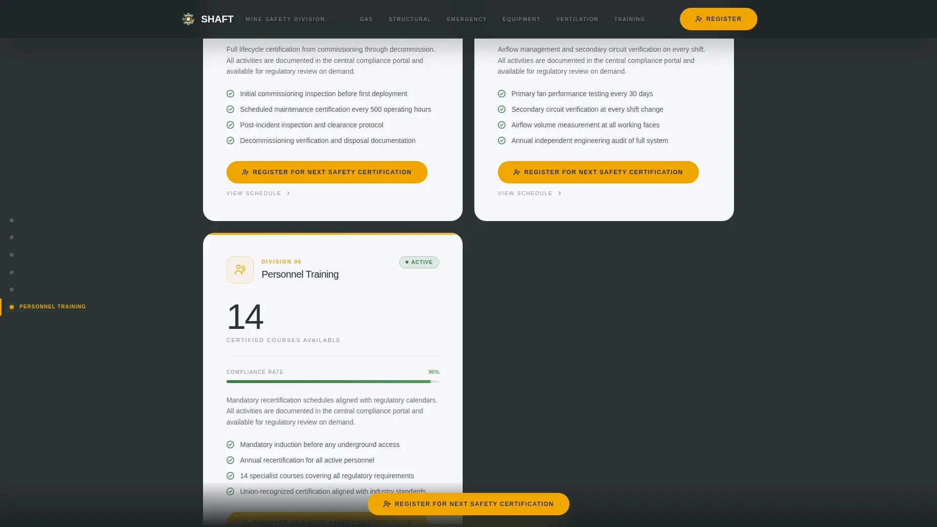 Land & Environmental Agency Booking Website Template