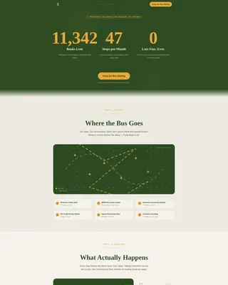 Public Library Booking Website Template