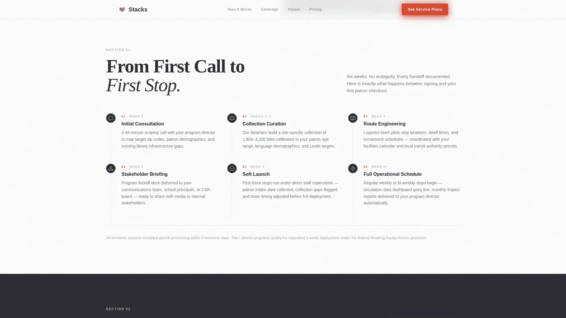 Public Library Pricing Website Template