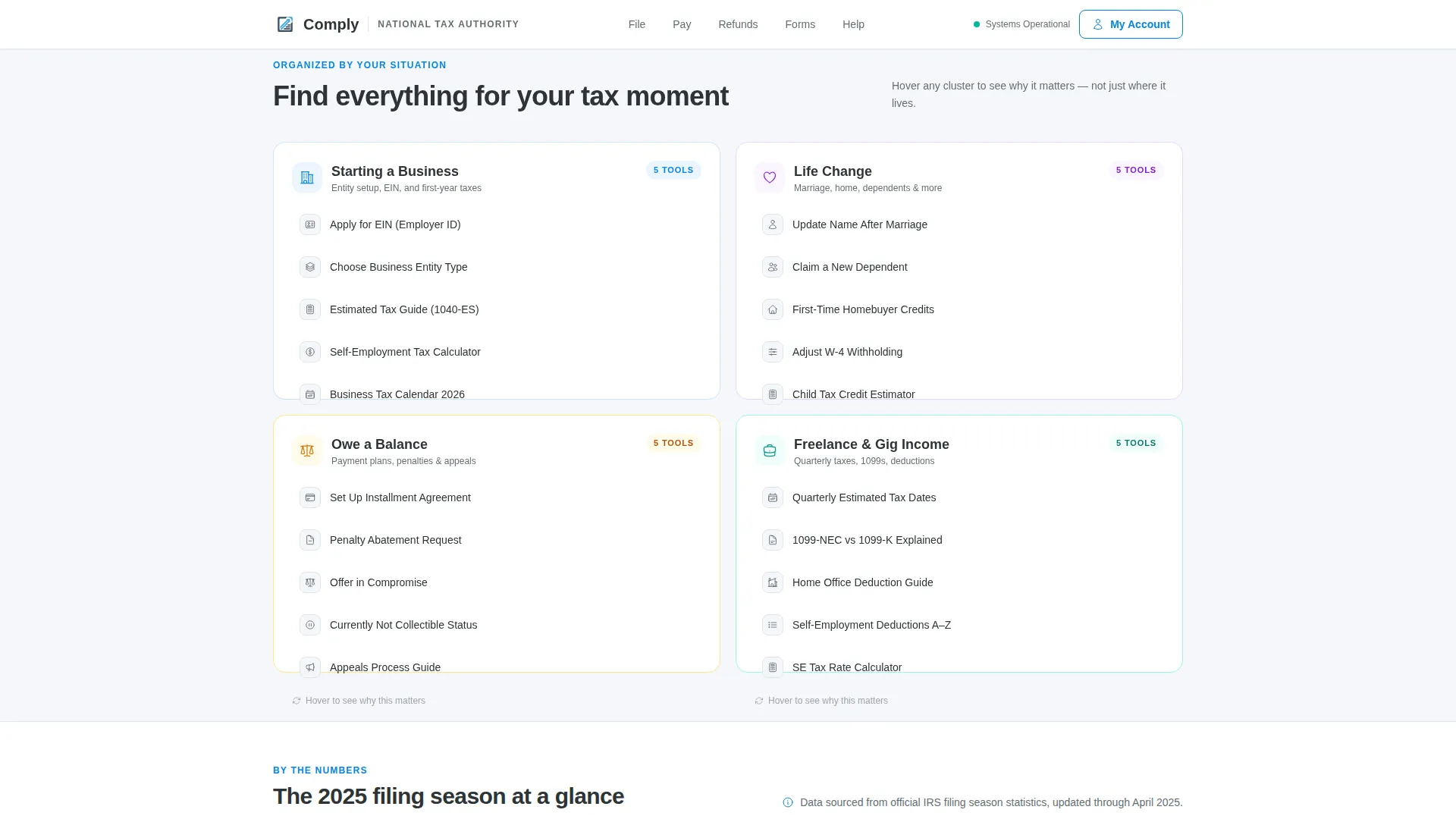 Revenue & Tax Authority Professional Website Template