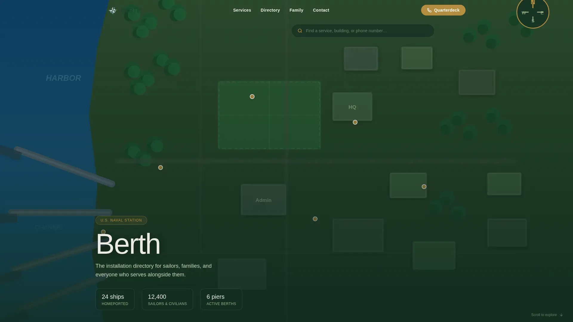 Military & Defense Directory Website Template