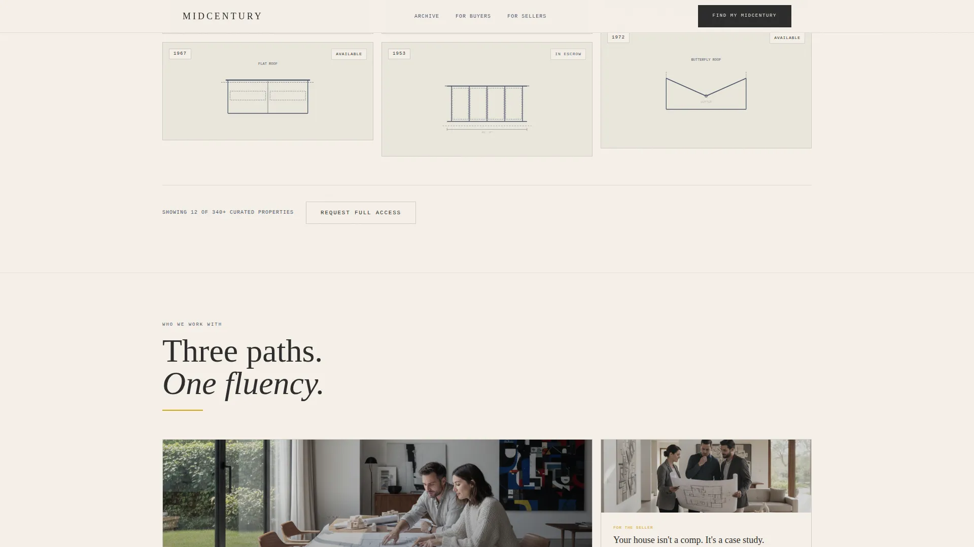 Mid-Century Modern Architecture Blog Website Template