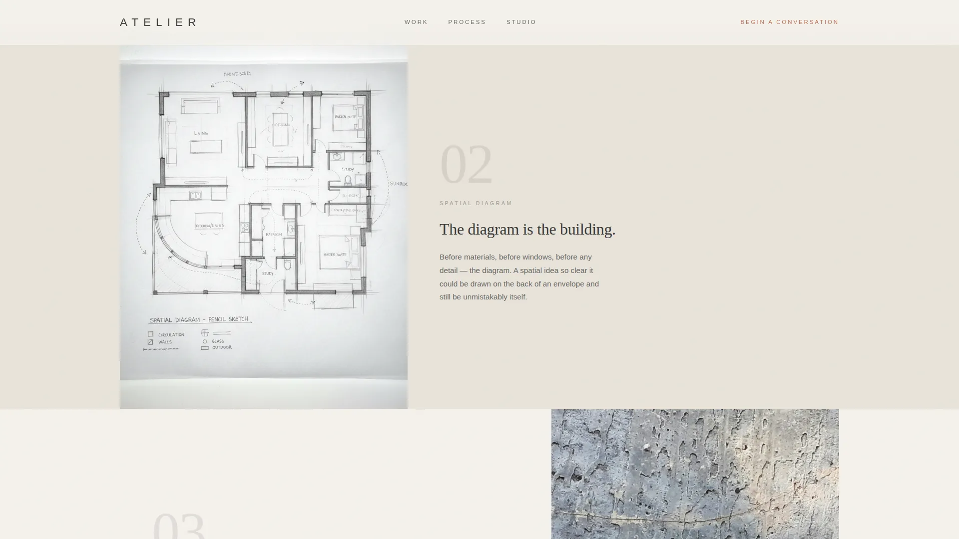 Minimalist Architecture Booking Website Template