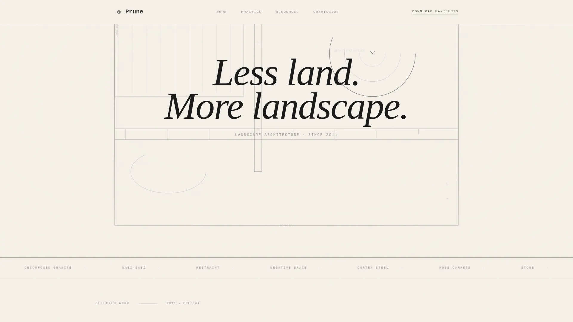 Minimalist Architecture Blog Website Template