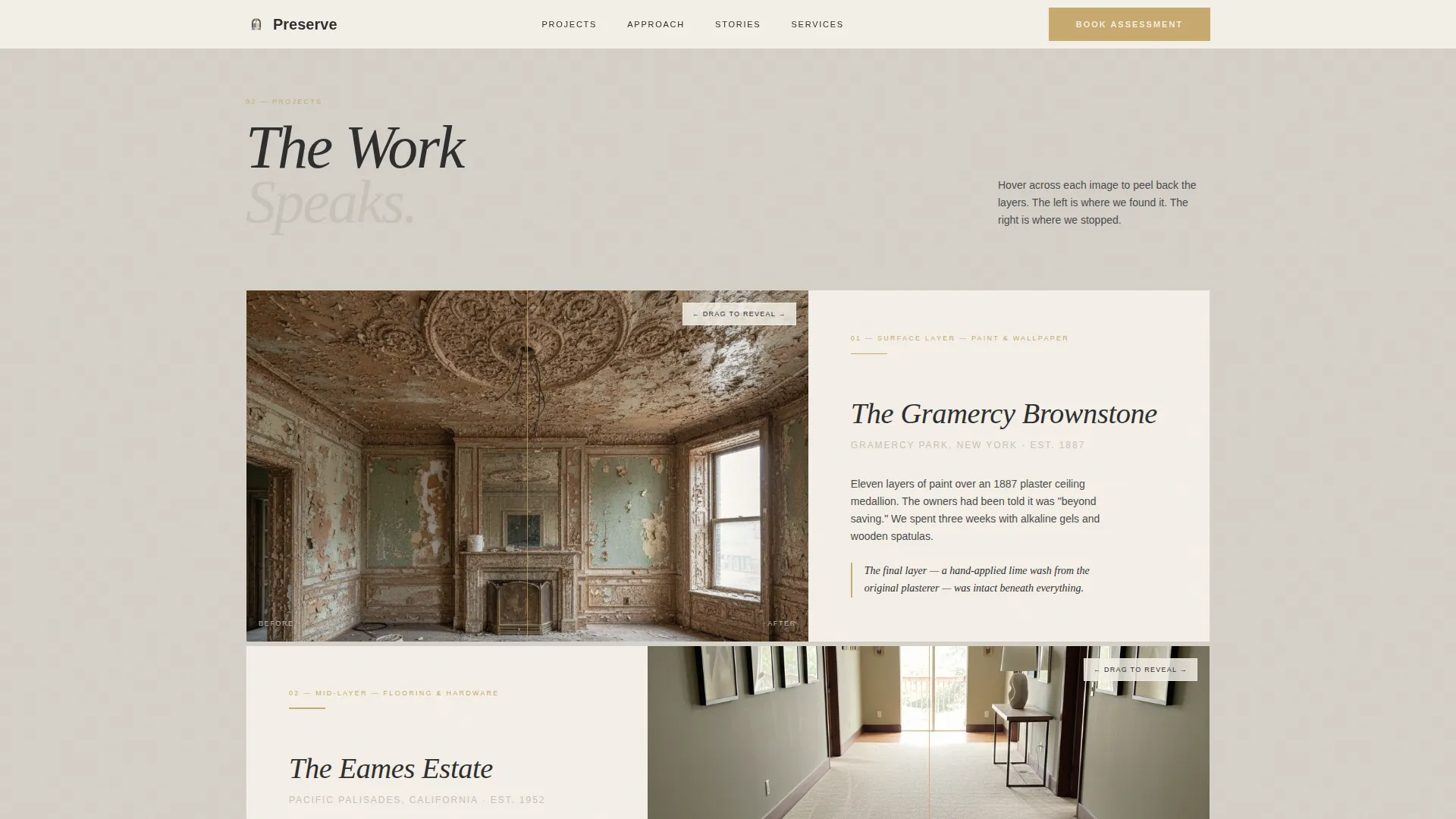 Minimalist Architecture Specialist Booking Website Template