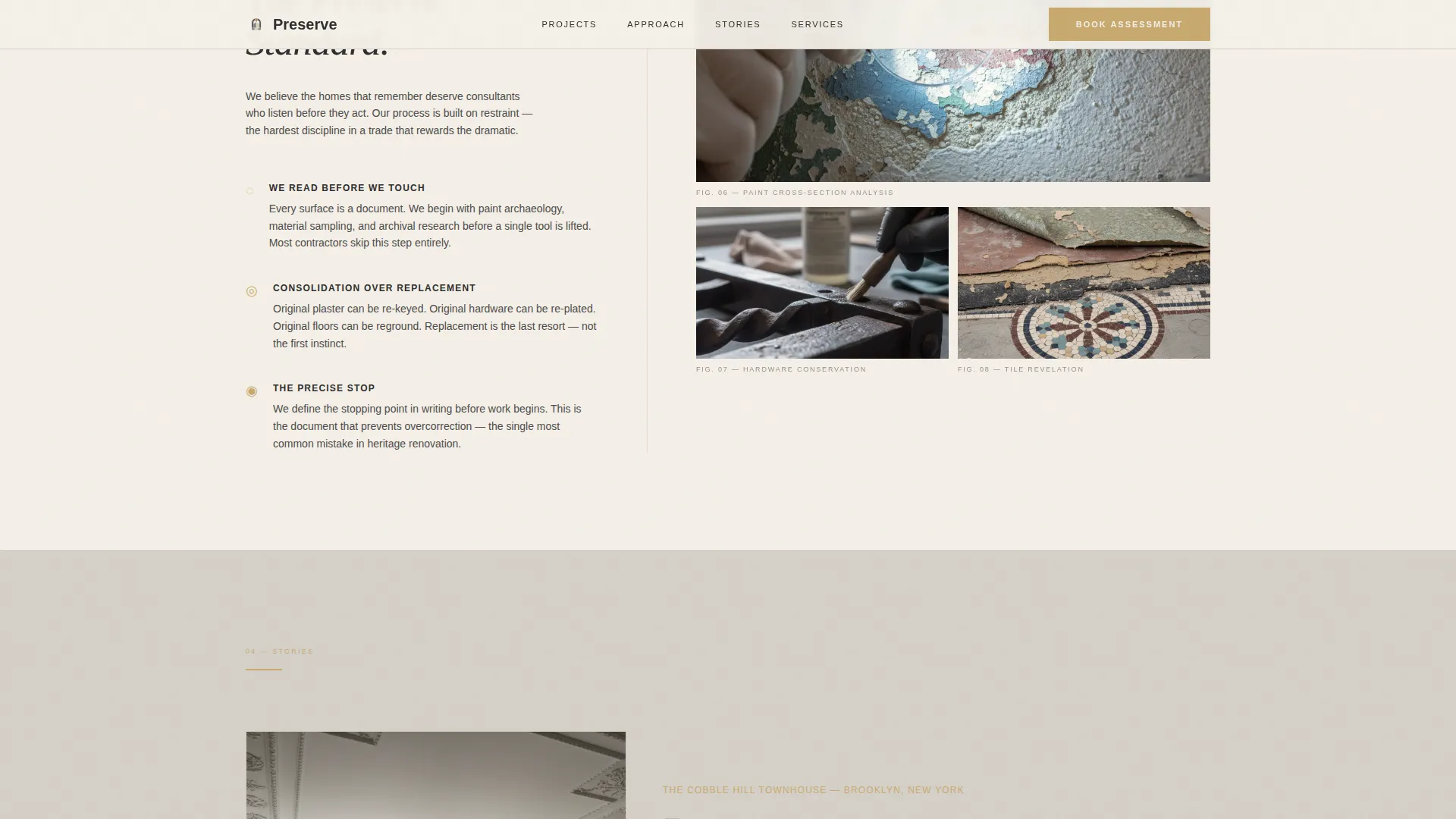 Minimalist Architecture Specialist Booking Website Template