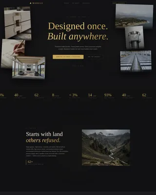 Tiny & Alternative Architecture Portfolio Website Template