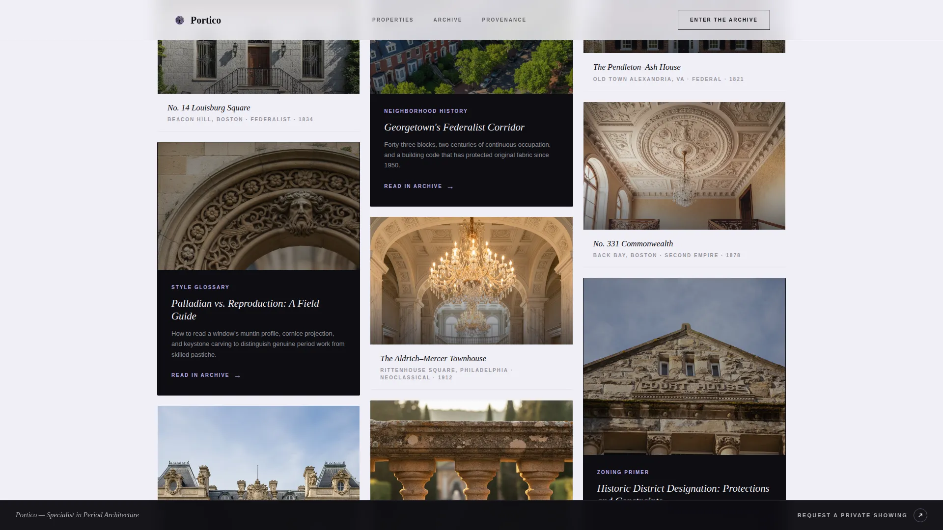 Neo-Classical Architecture Blog Website Template