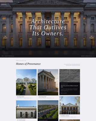 Neo-Classical Architecture Blog Website Template