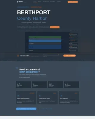 Harbor Authority Permit & Funding Landing Page